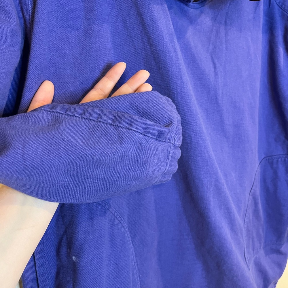 🪷 Soft Surroundings Blue/Purple Heavy Cotton Tunic - Picture 8 of 12